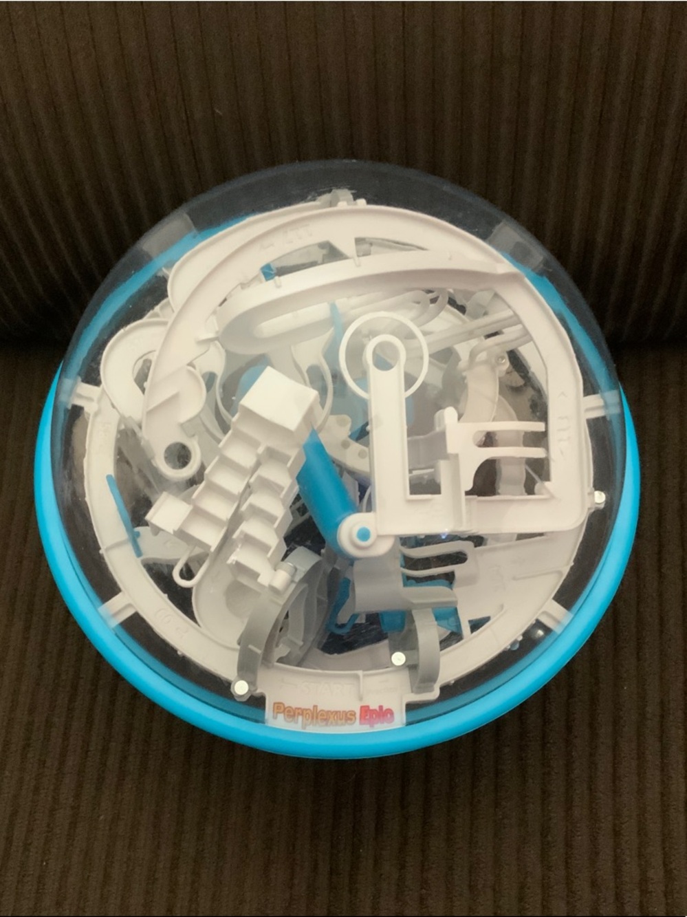 Perplexus Epic 3D Maze Puzzle - White & Blue